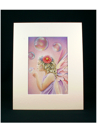 VAP97022 Believe Angel Matted Print