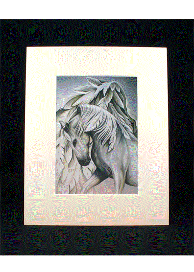 VAP97028 The Guardian Matted Print