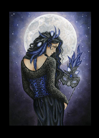 EAP3843 Moonlight Masquerade Matted Print